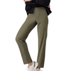 Athleta Brooklyn Mid Rise Ankle Pant in Moss Women's Size 20 New With Tags